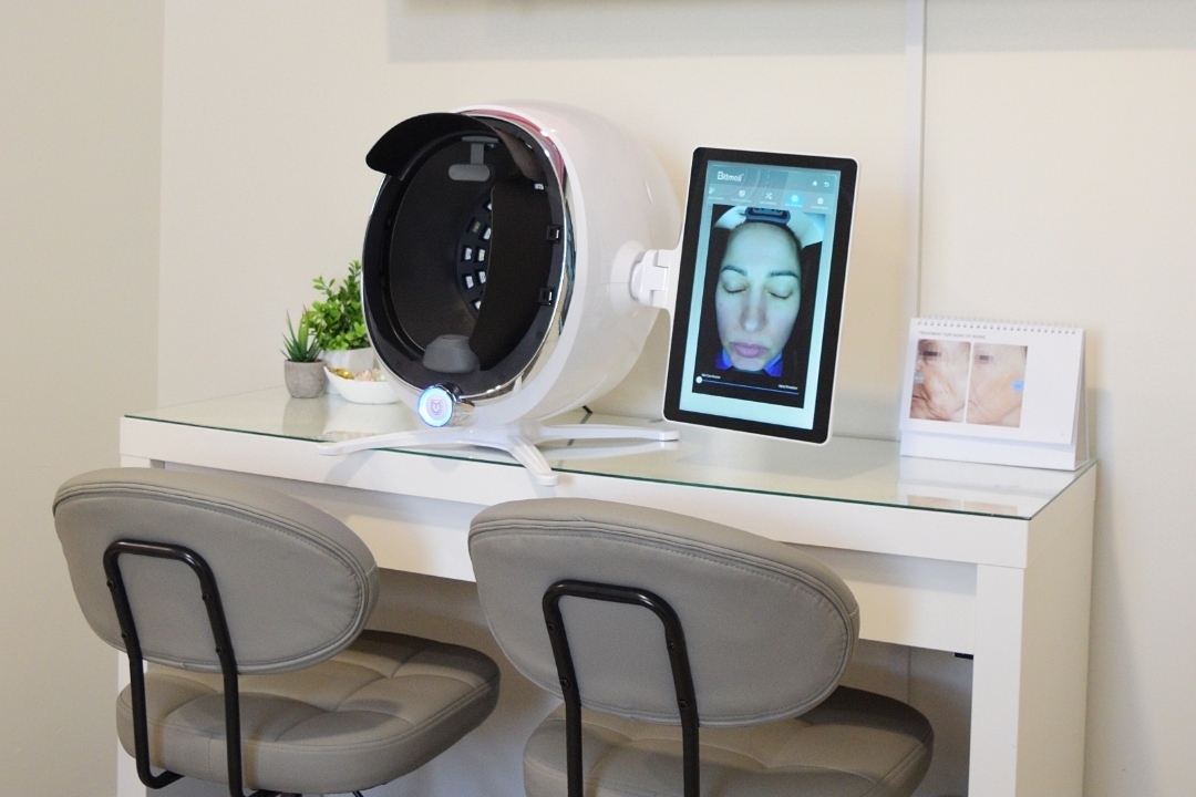 Skin analysis technology at BE YOU Medspa